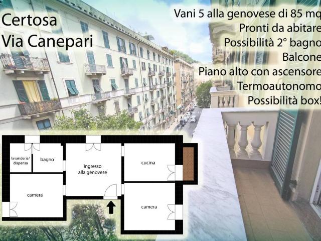 Appartamento in vendita a Genova GE