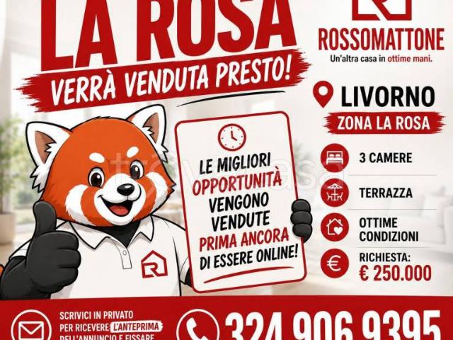 Appartamento in vendita a Livorno, La Rosa