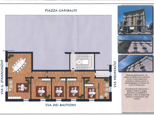 Appartamento in vendita a Pescara piazza Giuseppe Garibaldi, Porta Nuova