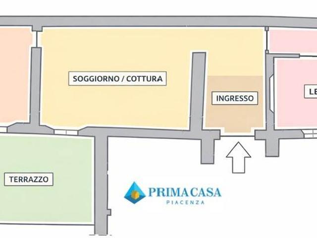 APPARTAMENTO in VENDITA a PIACENZA CENTRO STORICO di 3 vani