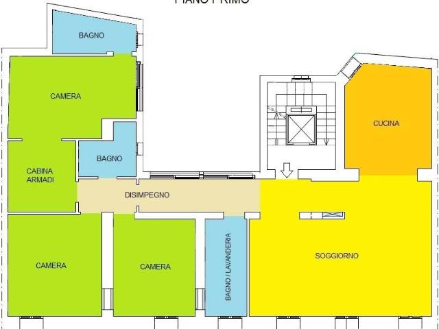 Appartamento in vendita a Piacenza, Centro storico