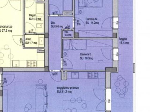 Appartamento in vendita a Pisa 81 mq Rif: 1302639
