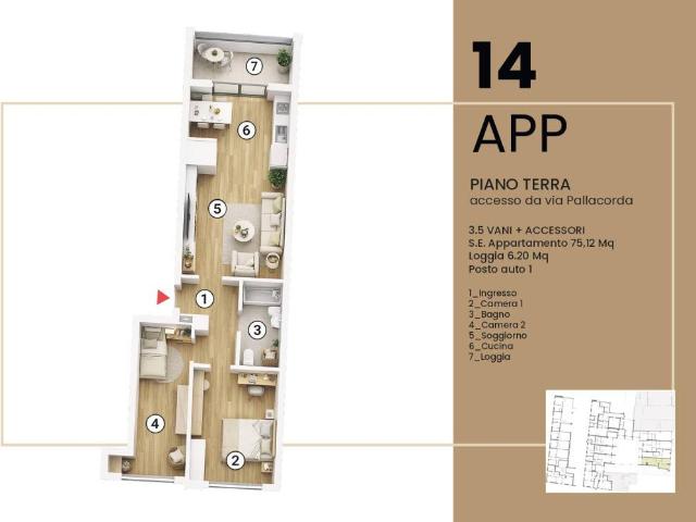 Appartamento in vendita a Prato PO