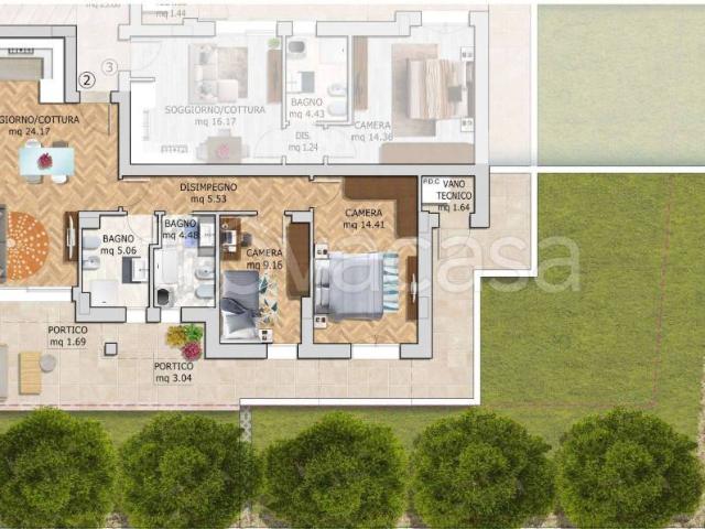 Appartamento in vendita a Riccione viale Assisi, Colle dei Pini