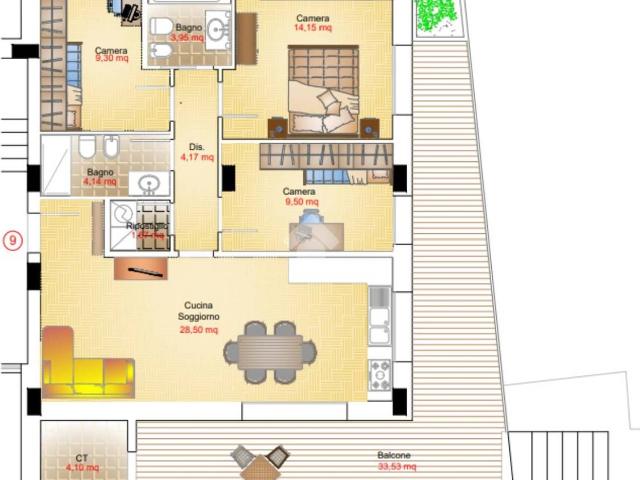 Appartamento in vendita a Rimini