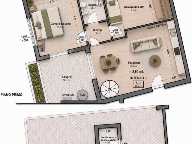 Appartamento in vendita a Roma