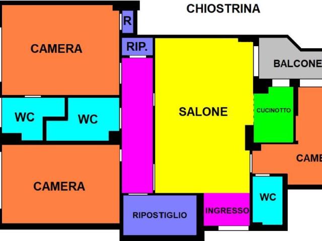 Appartamento in vendita a Roma, Africano Villa Chigi