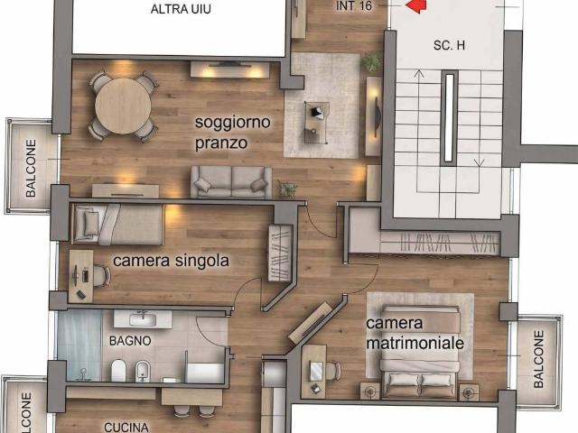 Appartamento in vendita a Roma RM