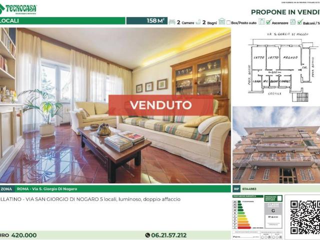 Appartamento in vendita a Roma RM