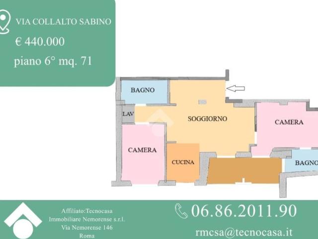 Appartamento in vendita a Roma RM
