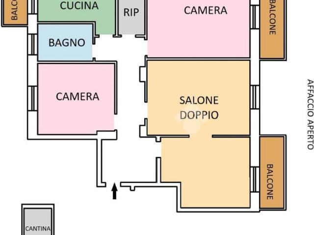 Appartamento in vendita a Roma RM