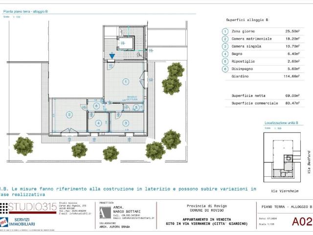 Appartamento in vendita a Rovigo RO