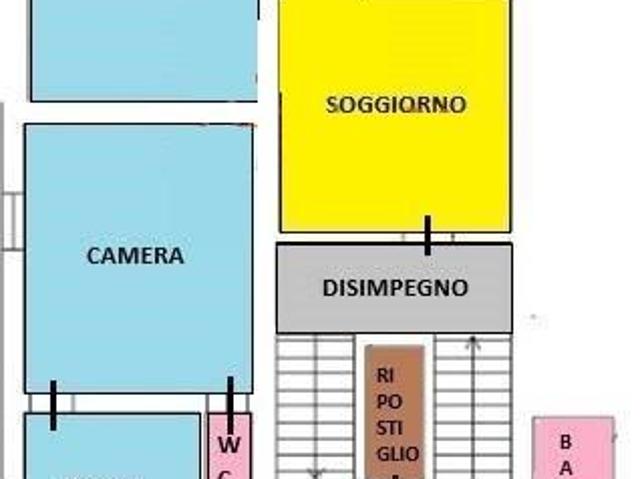 Appartamento in vendita a Sant'Ermete Pisa in Buono composto da 4vani