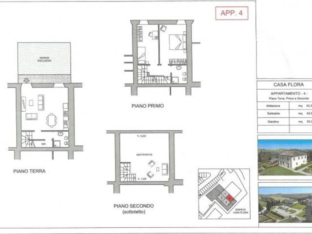 Appartamento in vendita a Siena 132 mq Rif: 1417257