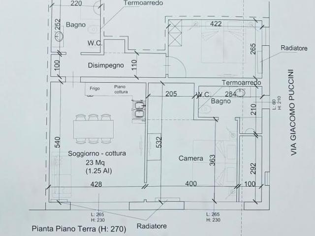 Appartamento in vendita a Viareggio 90 mq Rif: 1413535