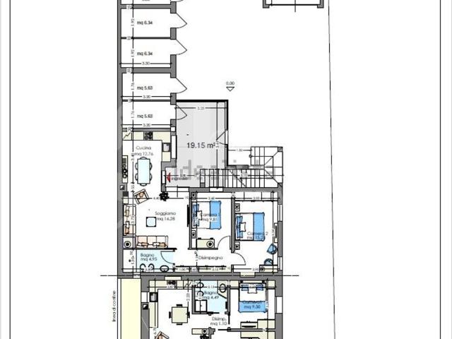 Appartamento in vendita di 60 m² in Via Giovanni Molineri, 34