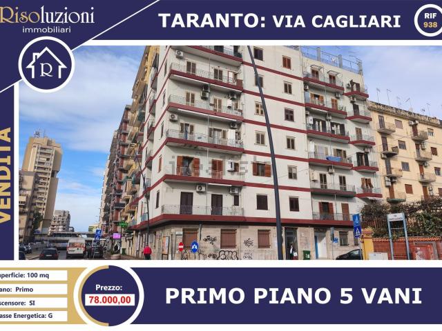 Appartamento in vendita di 100 m² in Via Cagliari, 102