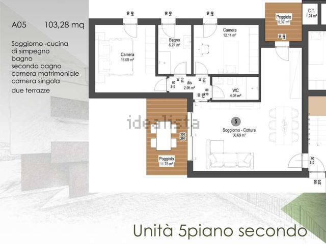 Appartamento in vendita di 105 m² in Via Olivera