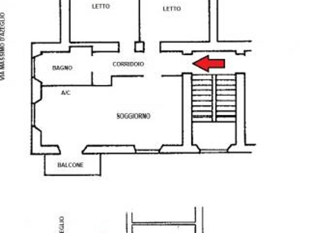 Appartamento in Via Massimo d'Azeglio