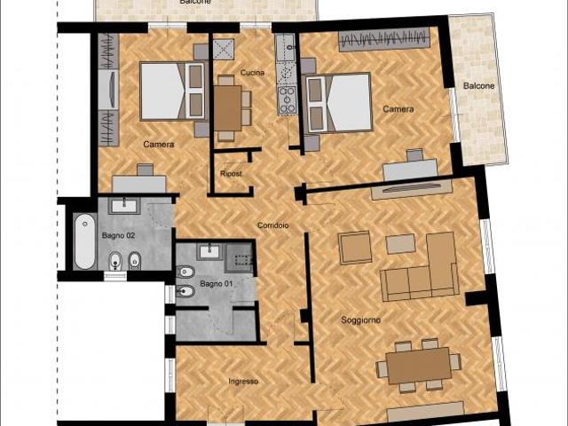Appartamento in Via Gregorio VII
