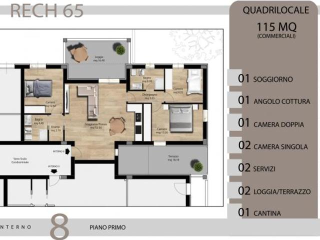 Appartamento in Via Leonida Rech