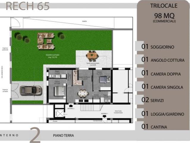 Appartamento in Via Leonida Rech
