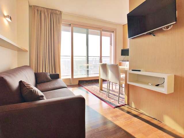 Appartamento moderno con 1 camera da letto in affitto a Dergano, Milano