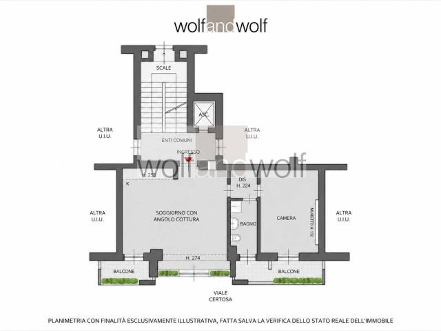 Appartamento Milano Viale Certosa
