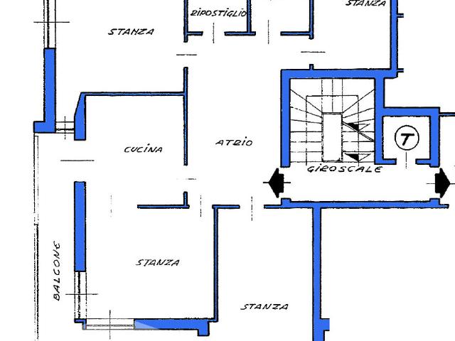 appartamento spazioso in posizione tranquilla W01123