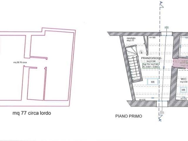 Appartamento ristrutturato in centro storico, Mondolfo