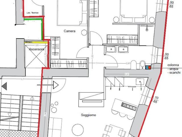 Appartamento ristrutturato, Massa borgo del ponte