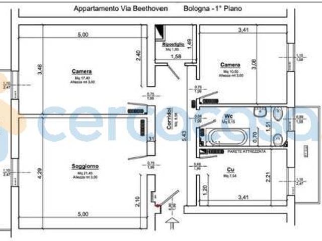 Appartamento Trilocale in affitto a Bologna