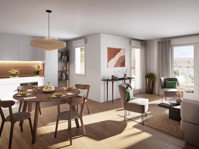 Appartement 42,96 m2 2 pièces