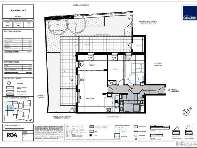 Appartement 4 pièces 48 m²