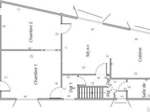 Appartement 4 pièces 57 m²