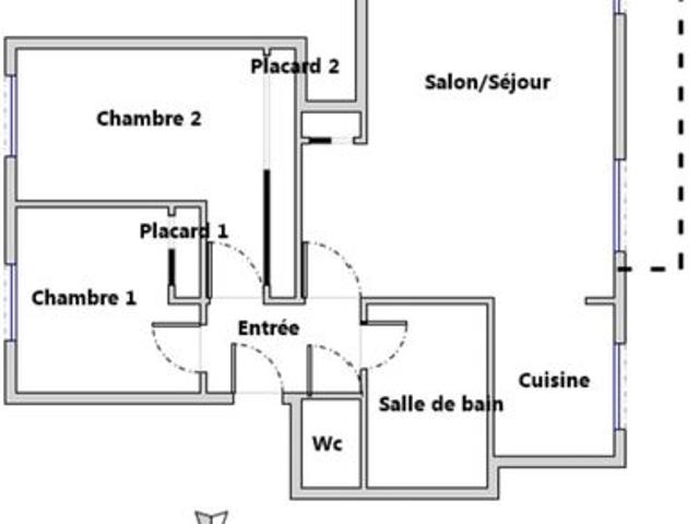 Appartement 4 pièces 63 m²