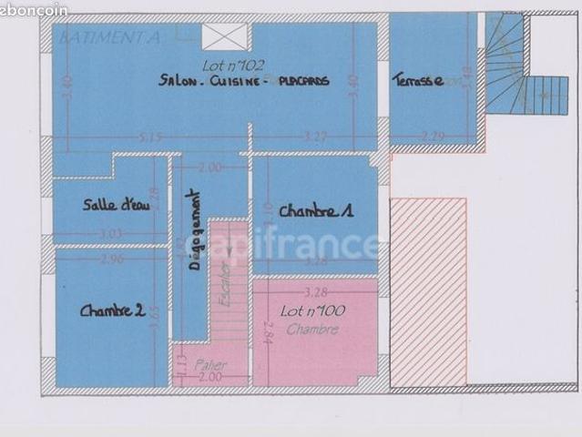 Appartement 4 pièces 62 m²