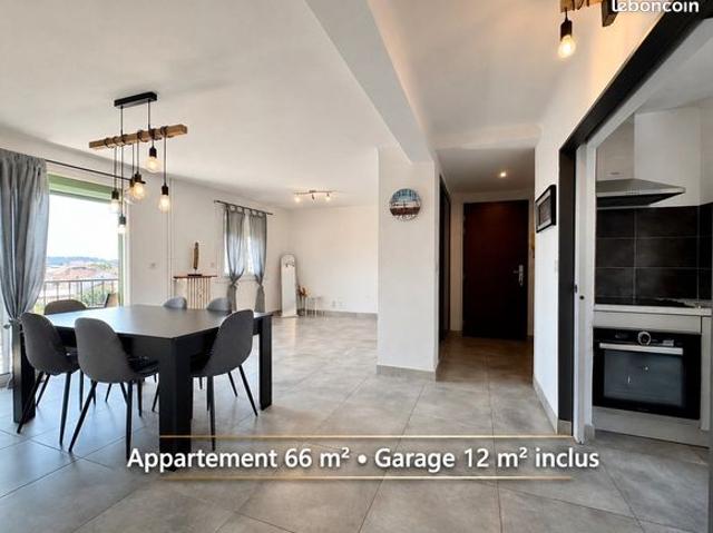 Appartement 4 pièces 66 m²
