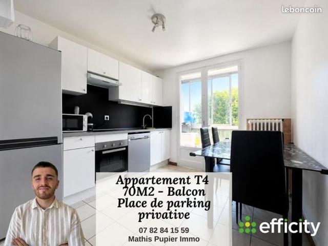 Appartement 4 pièces 66 m²