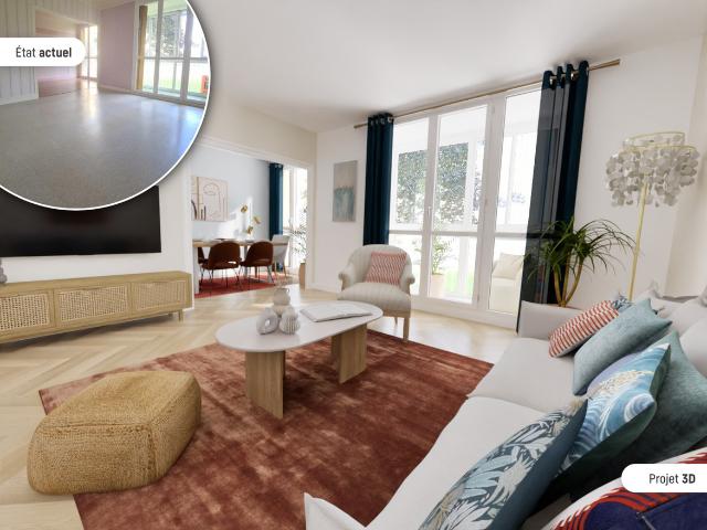 Appartement 4 Pieces 69 m2 joue les tours