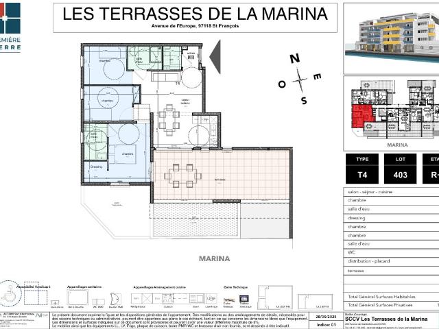 Appartement 4 pièces 73 m²