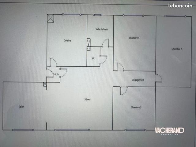 Appartement 4 pièces 70 m²