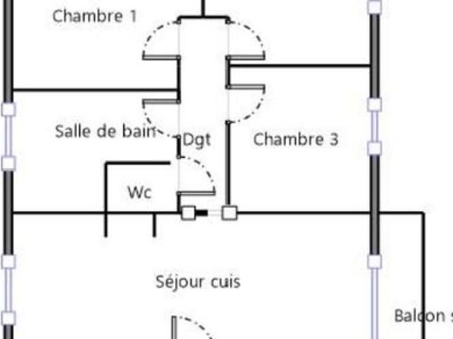 Appartement 4 pièces 70 m²