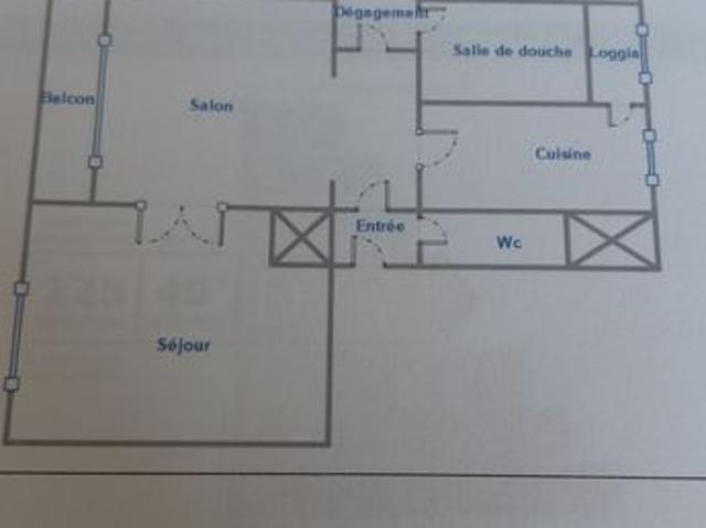 Appartement 4 pièces 72 m²