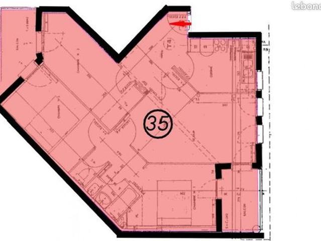 Appartement 4 pièces 72 m²