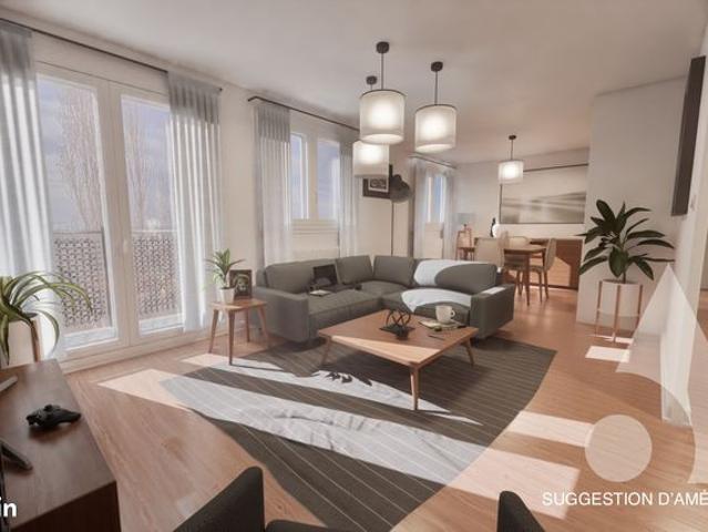 Appartement 4 pièces 72 m²