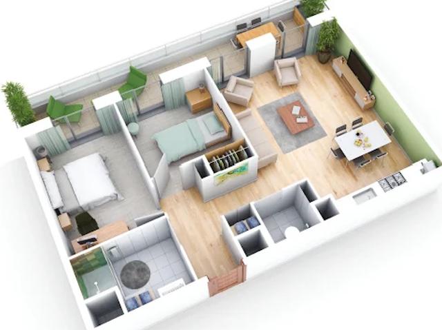 Appartement 4 pièces 75 m2