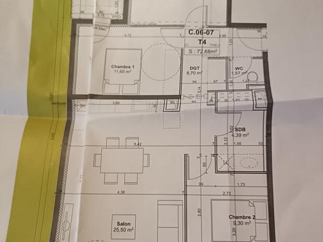 Appartement 4 pièces, 75 m² à louer à Luc la Primaube 12450