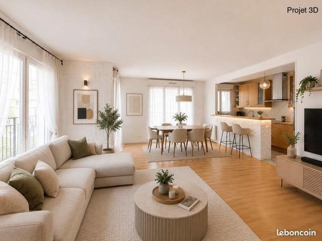 Appartement 4 pièces 76 m²