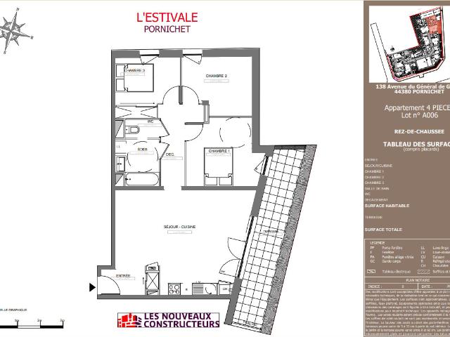 Appartement 4 pièces 76 m²